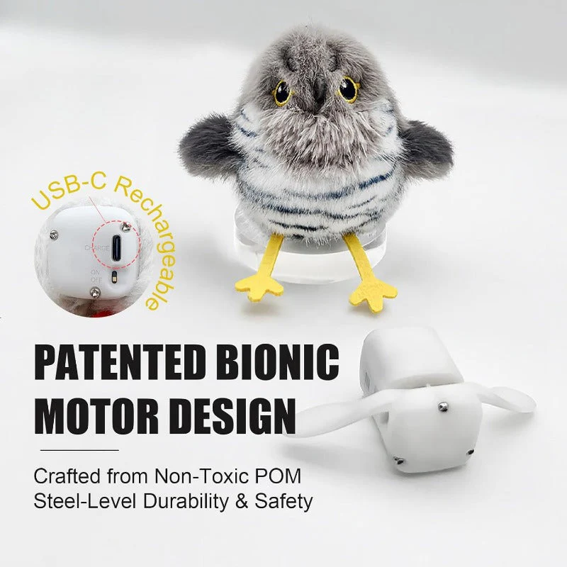 Rechargeable Flapping Bird Cat Toy