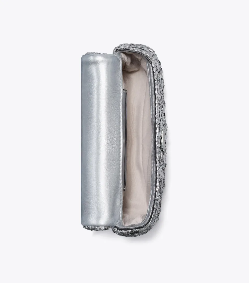 Mini Kira Woven Flap Bag