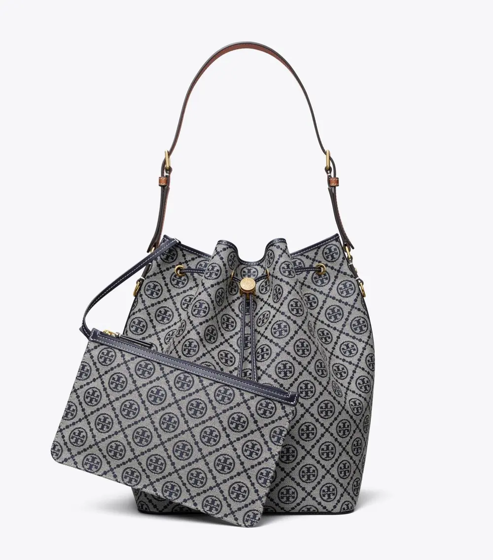 T Monogram Oversized Bucket Bag