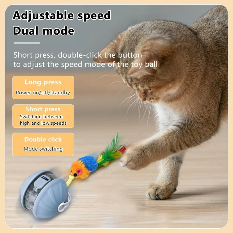 Multifunctional Smart Cat Toy Ball|Laser, Sound & Interactive Modes
