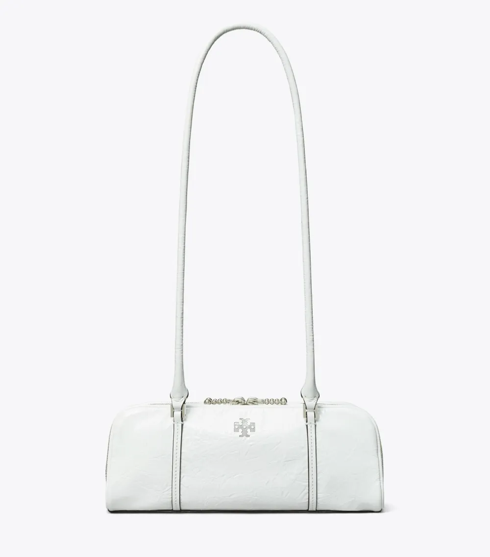 Mini Crinkle Leather Marshmallow Satchel