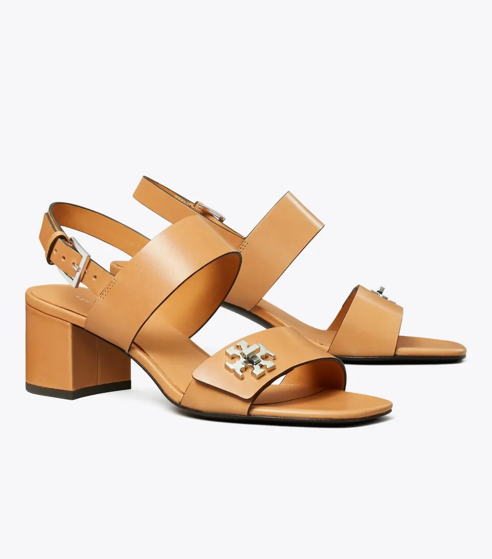 Turnlock Heeled Sandal
