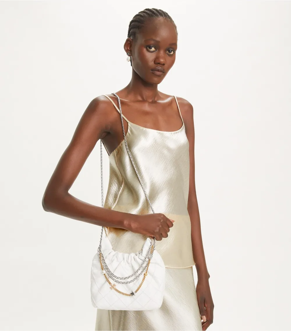 Mini Fleming Soft Distressed Hobo Bag