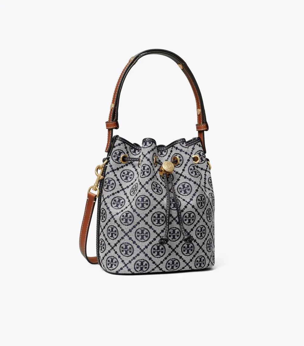 T Monogram Bucket Bag