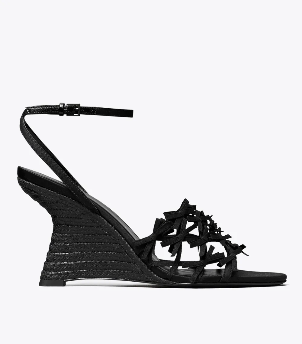 Mini Bow Espadrille Wedge