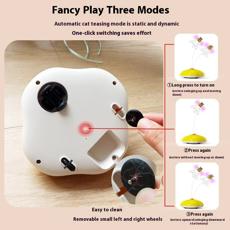 Smart Motion-Activated Cat Toy – Engage Your Feline's Natural Instincts