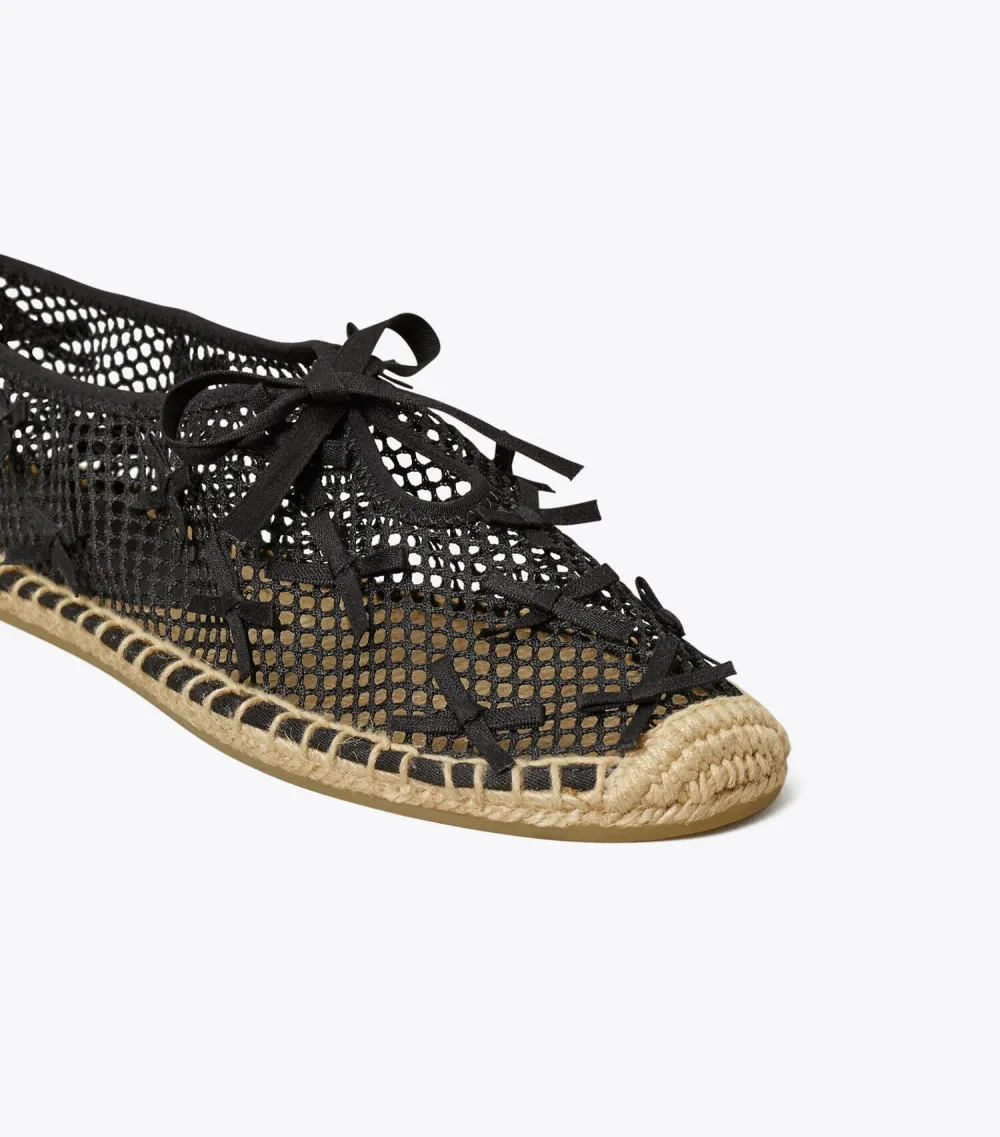 Mini Bow Mesh Espadrille