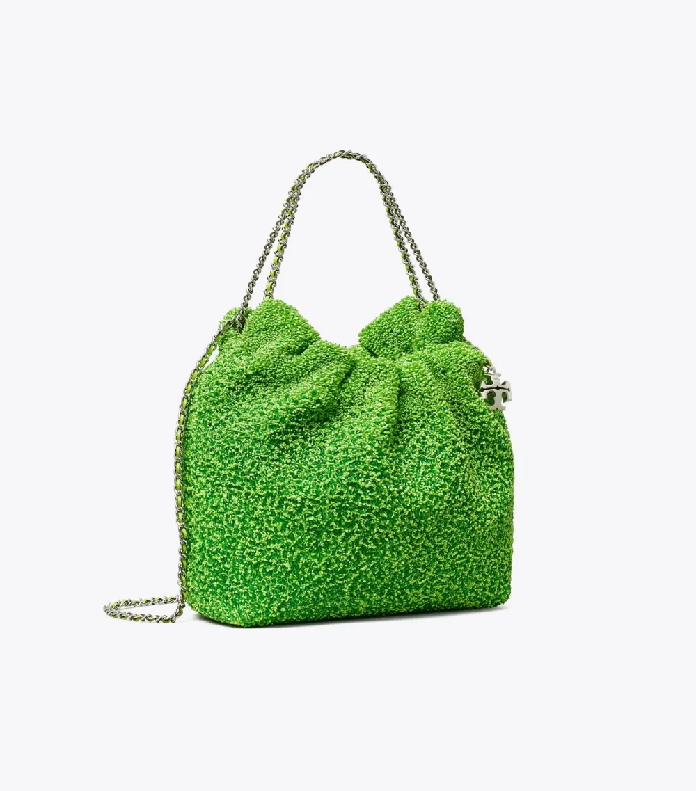 TB x BonBon Mini Fleming Embellished Hobo Bag