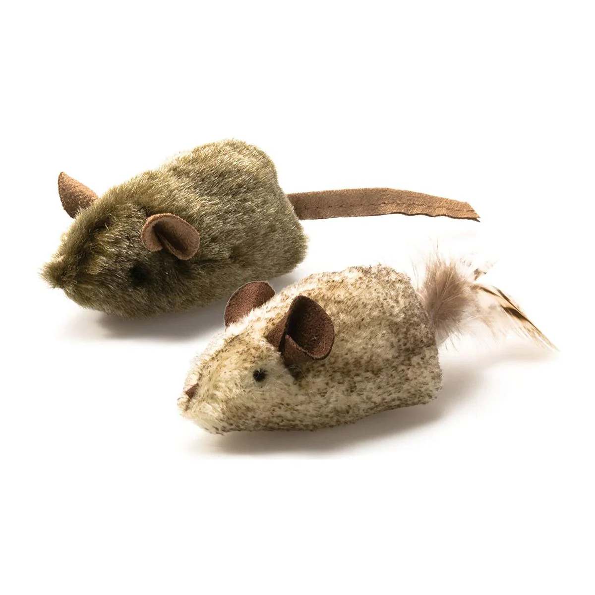 Realistic Mouse Cat Toy Set 2 Pieces