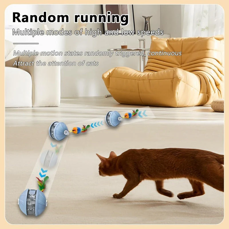 Multifunctional Smart Cat Toy Ball|Laser, Sound & Interactive Modes