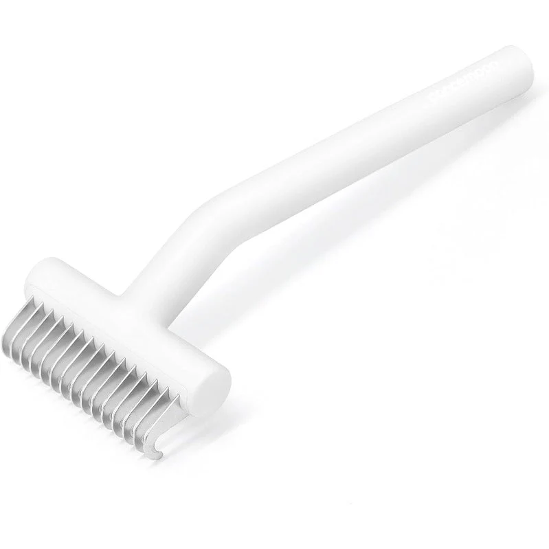 Pet Shedding & Grooming Brush with Skin-Safe Blades