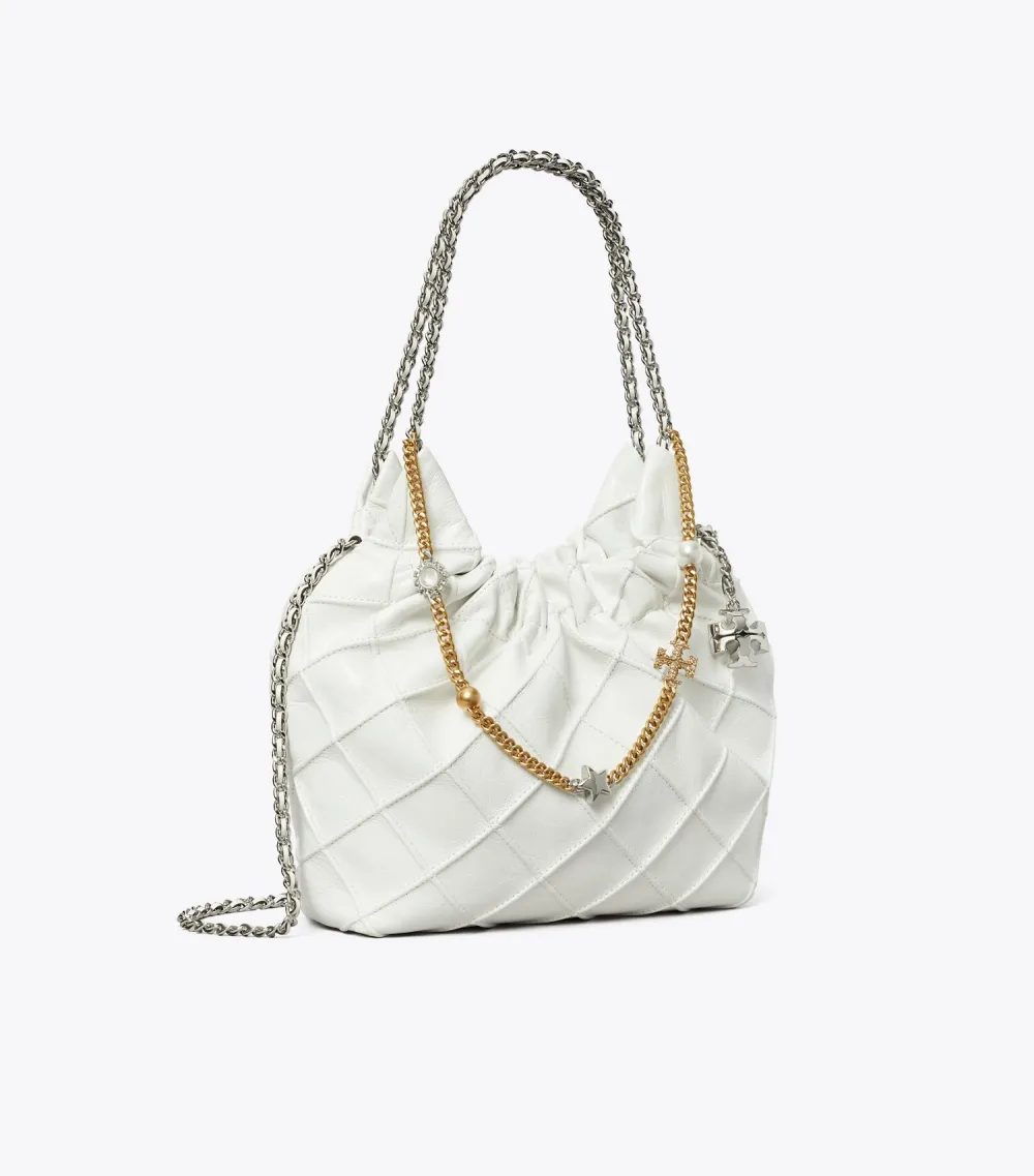 Mini Fleming Soft Distressed Hobo Bag