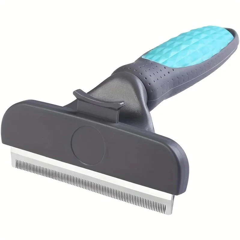 Ergonomic Self-Cleaning Pet Grooming Brush for Cats