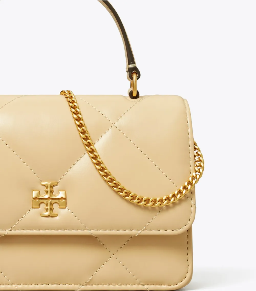 Mini Kira Diamond Quilt Top-Handle Crossbody