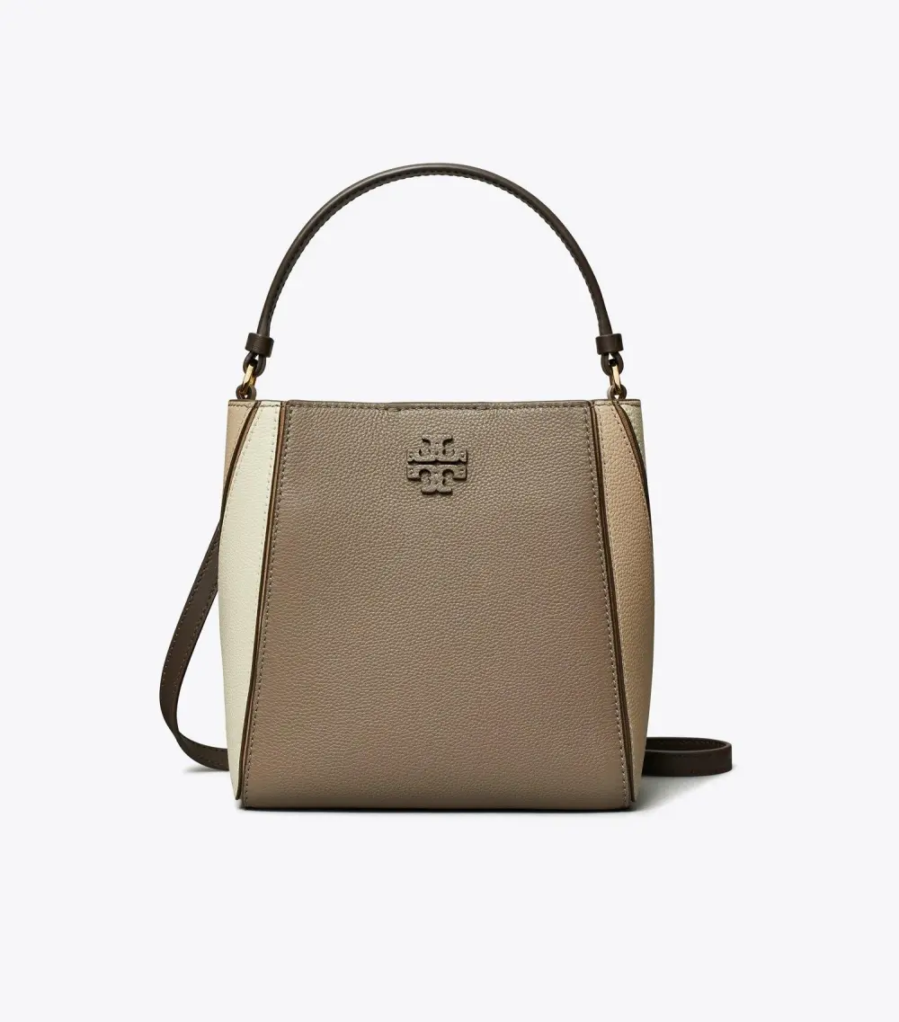 Small McGraw Colorblock Bucket Bag
