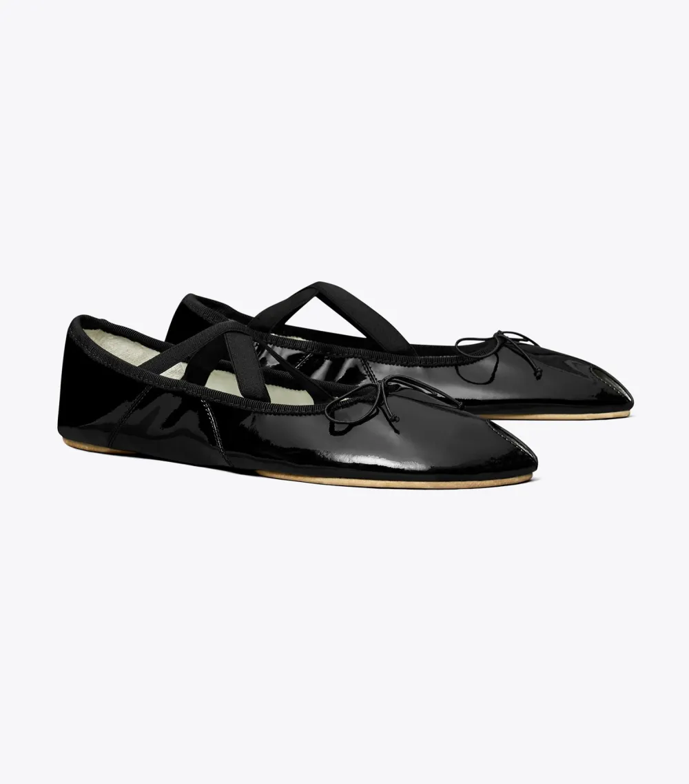 Peep-Toe Mary Jane Ballet