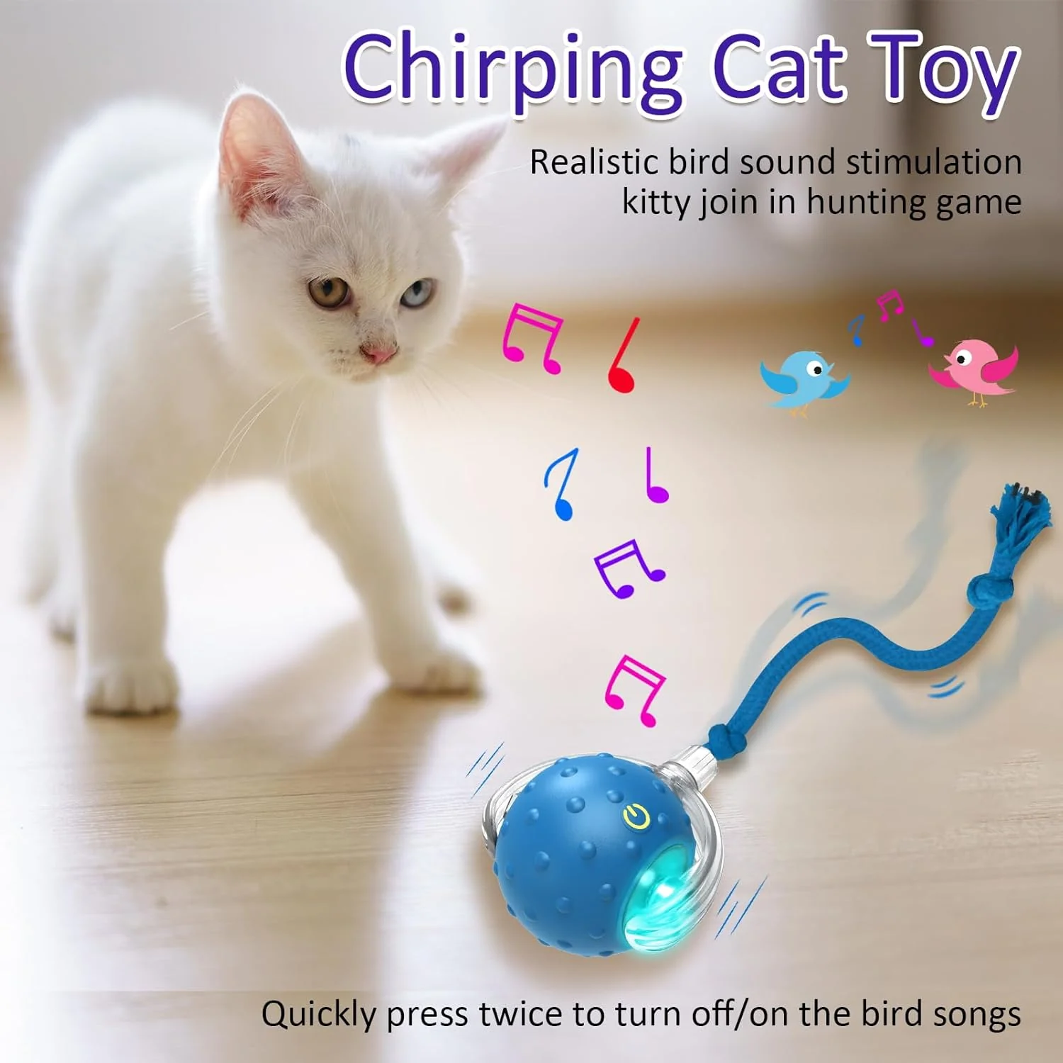 Interactive Rechargeable Cat Toy