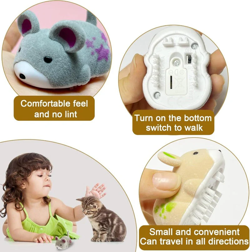 Interactive Electric Hamster Toy|For Cats & Small Dogs