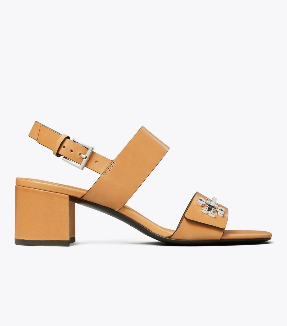Turnlock Heeled Sandal