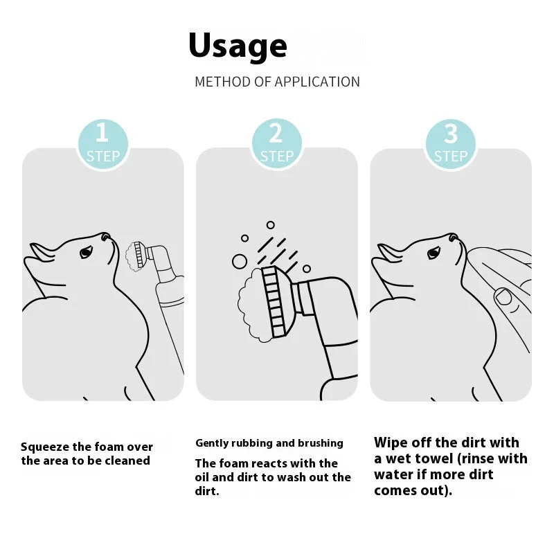 Foaming Cleanser for Cat Chin & Tail – Quick & Gentle Grooming Solution