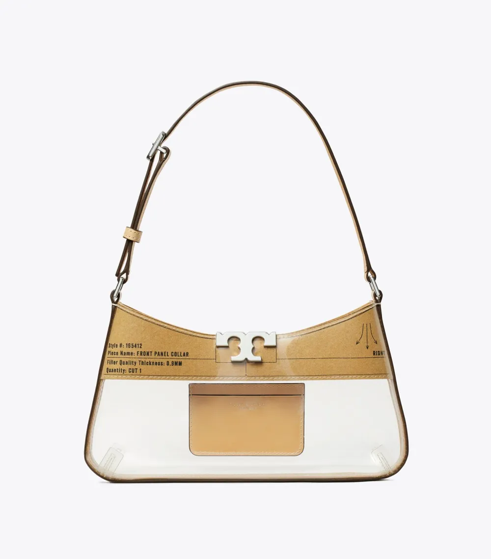 Eleanor Clear Slim Shoulder Bag