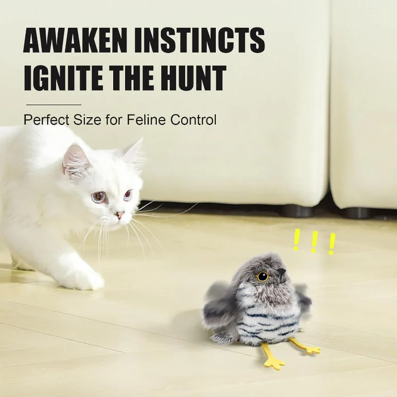 Rechargeable Flapping Bird Cat Toy