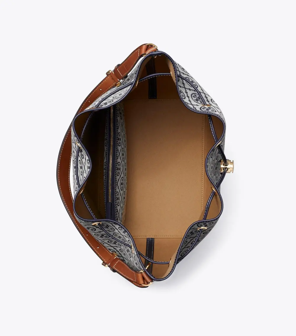 T Monogram Oversized Bucket Bag