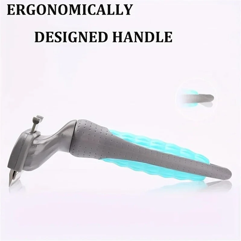 Ergonomic Self-Cleaning Pet Grooming Brush for Cats