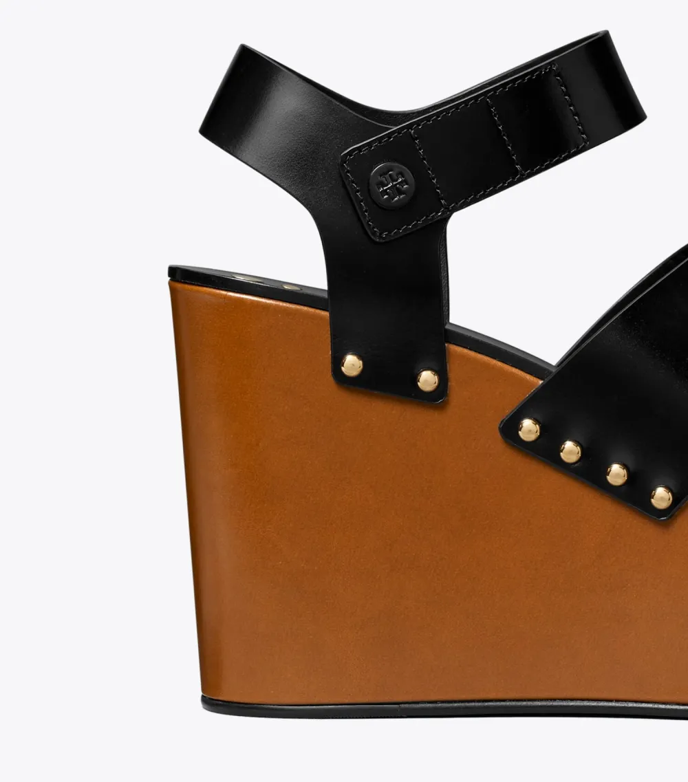 Studded Platform Wedge