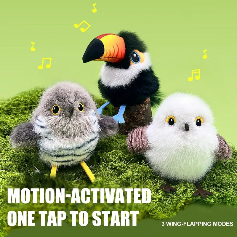 Rechargeable Flapping Bird Cat Toy