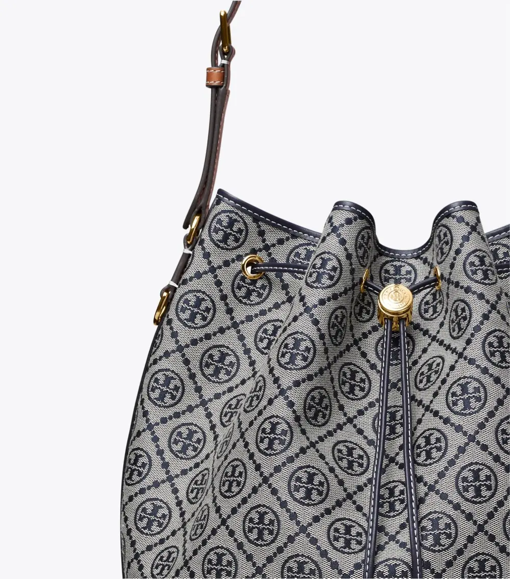T Monogram Oversized Bucket Bag