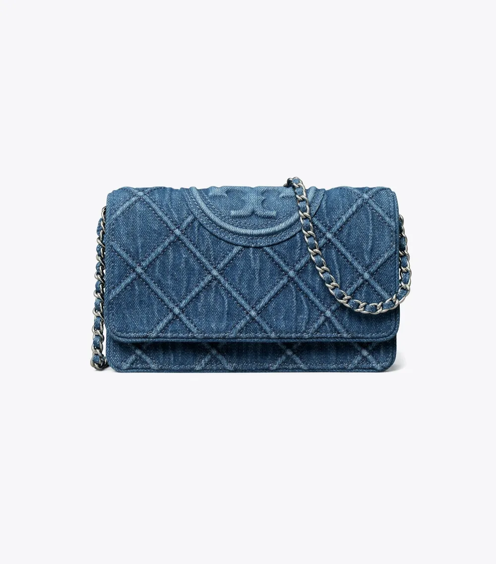 Fleming Soft Denim Crossbody