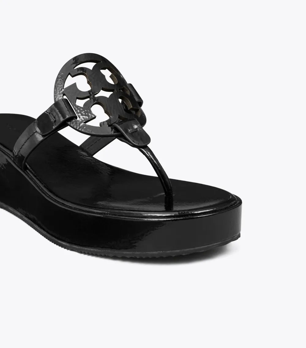 Miller Patent Wedge Sandal
