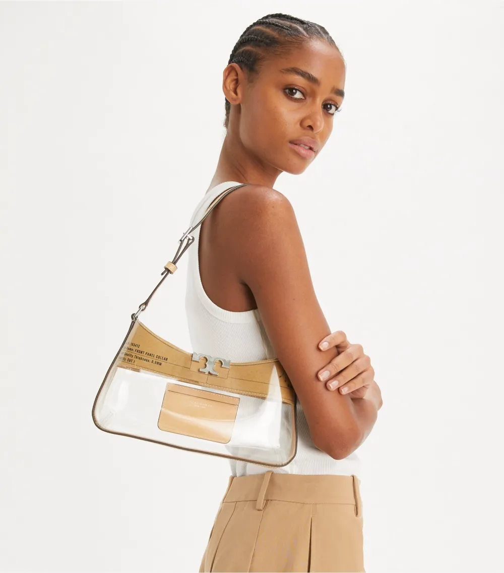 Eleanor Clear Slim Shoulder Bag