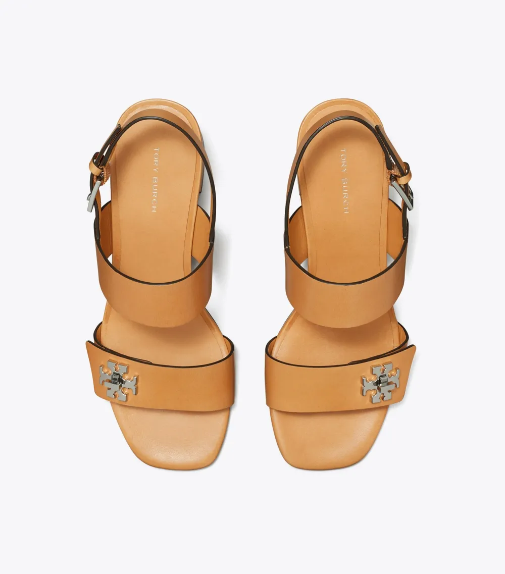 Turnlock Heeled Sandal