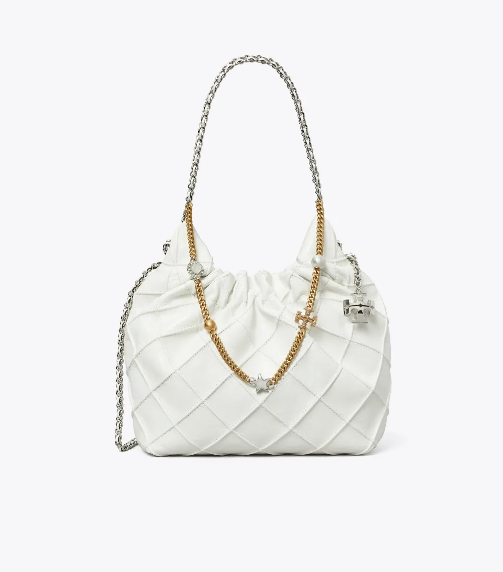 Mini Fleming Soft Distressed Hobo Bag