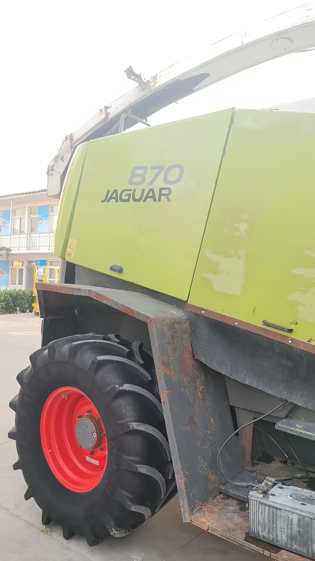 Claas 870, engine hours 7664, year 2006 with kemper 4500