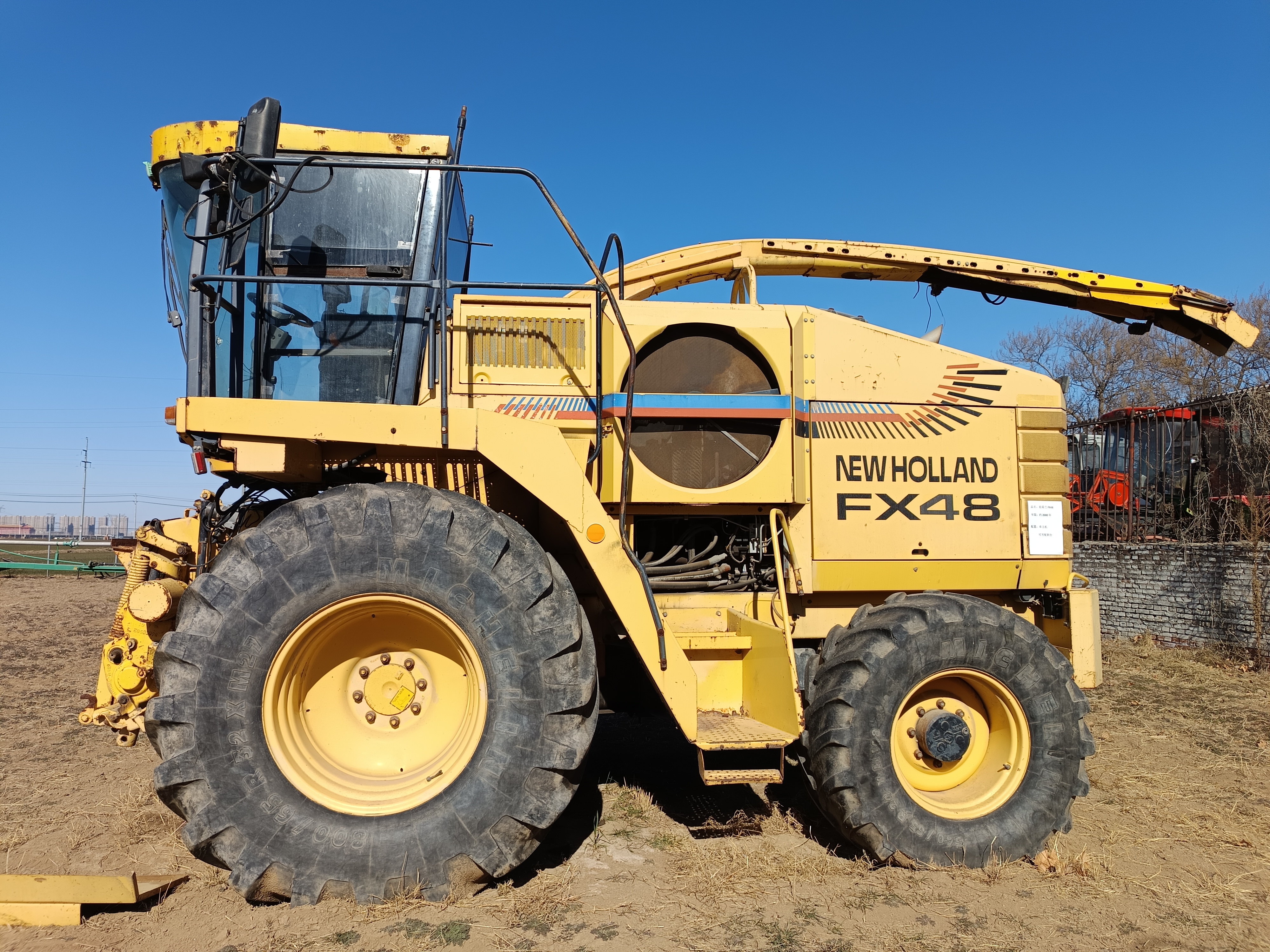 NewHolland Fx48 Forage Harvester，KW342  Year 2001，4 Wheel Drive with kemper 4500