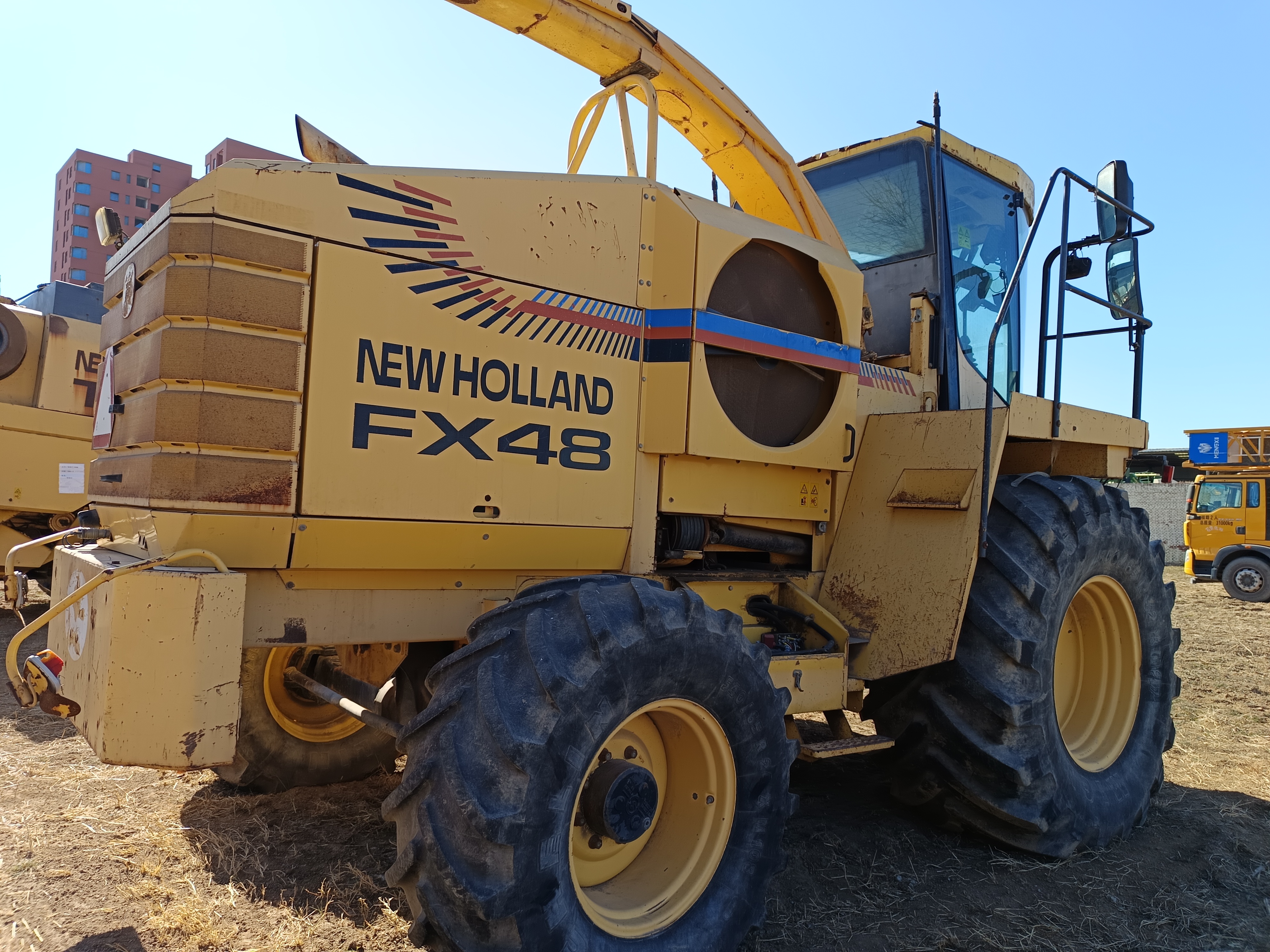 NewHolland Fx48 Forage Harvester，KW342  Year 2001，4 Wheel Drive with kemper 4500