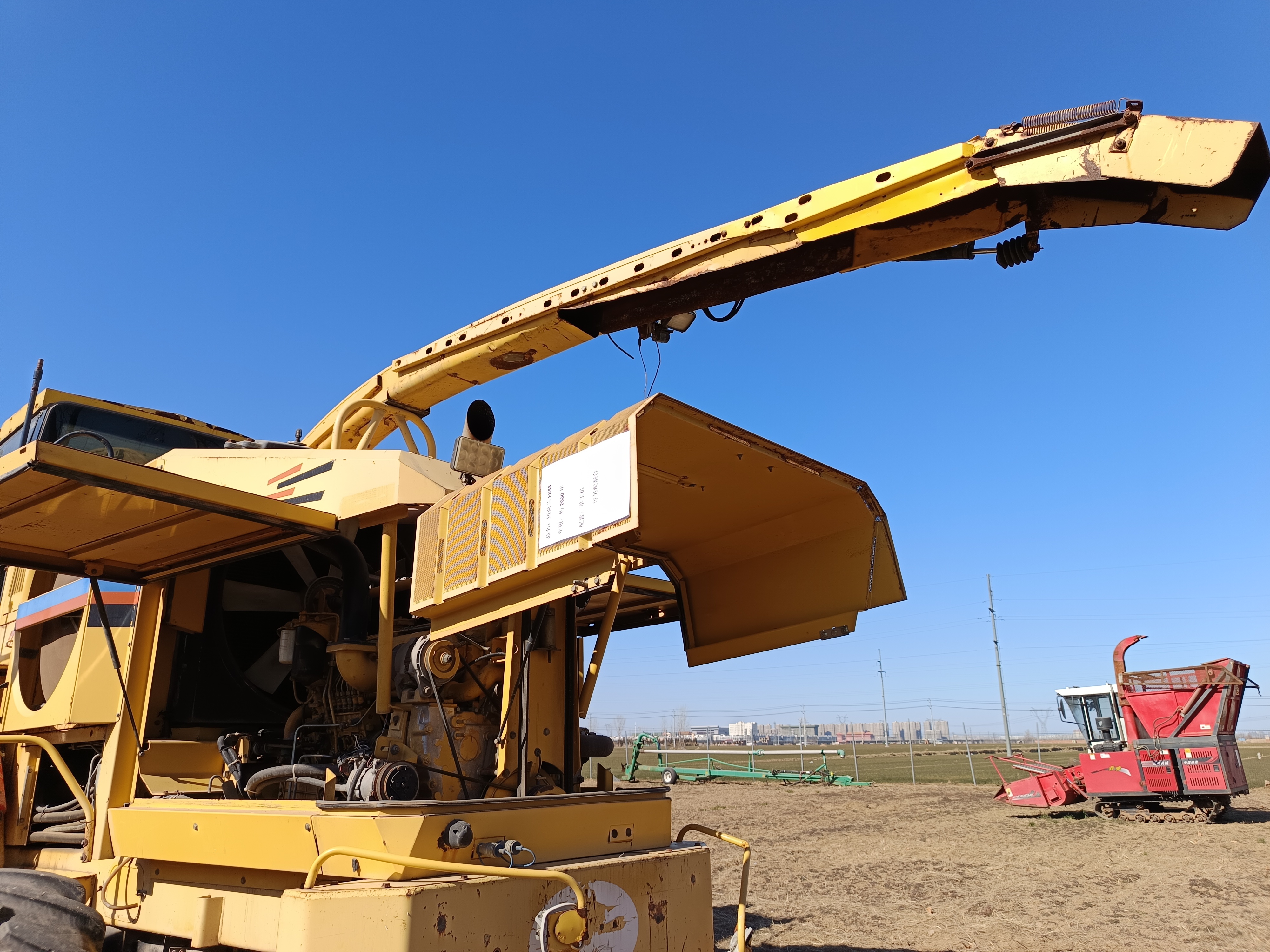 NewHolland Fx48 Forage Harvester，KW342  Year 2001，4 Wheel Drive with kemper 4500