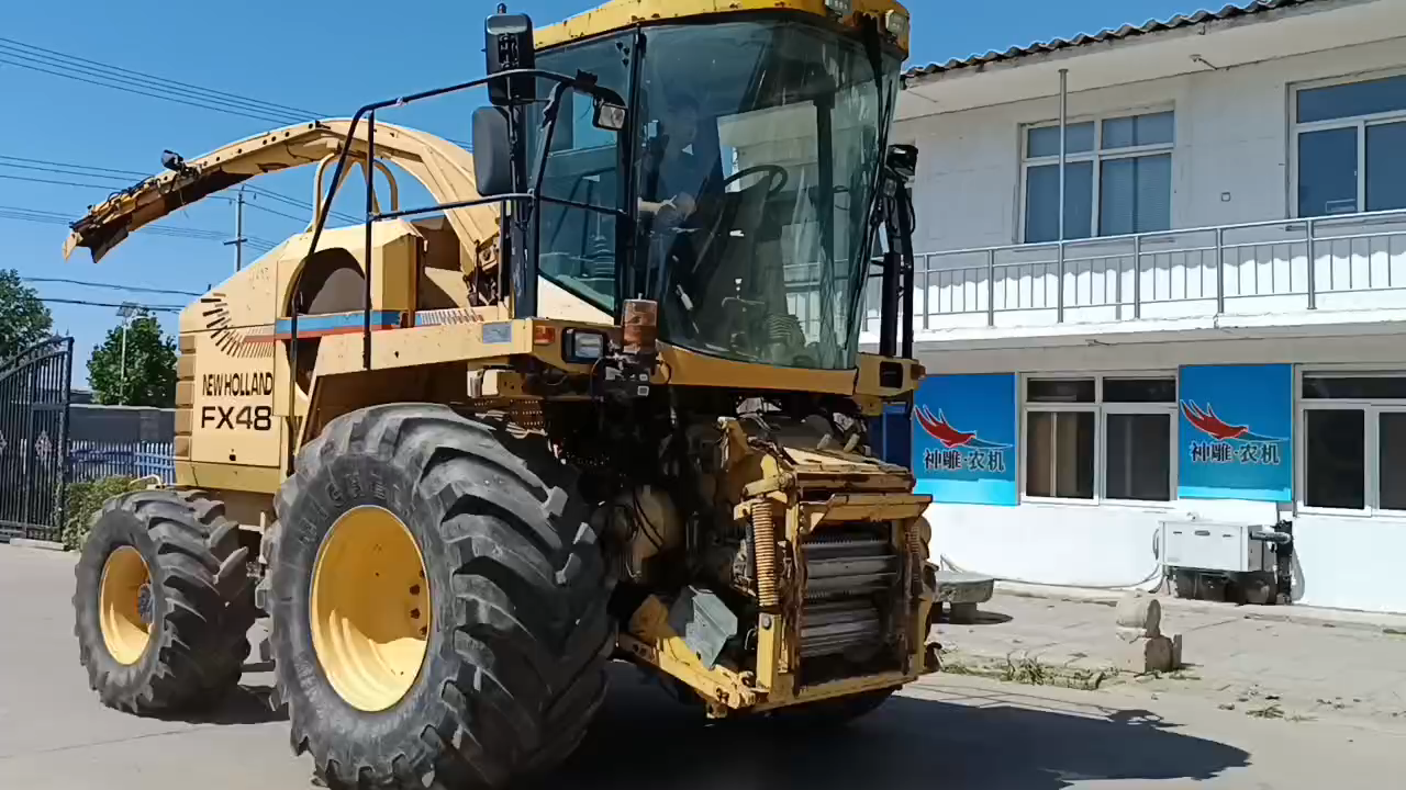 NewHolland Fx48 Forage Harvester，KW342  Year 2001，4 Wheel Drive with kemper 4500