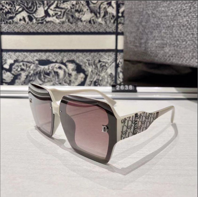 D designfashion thick frame sunglasses