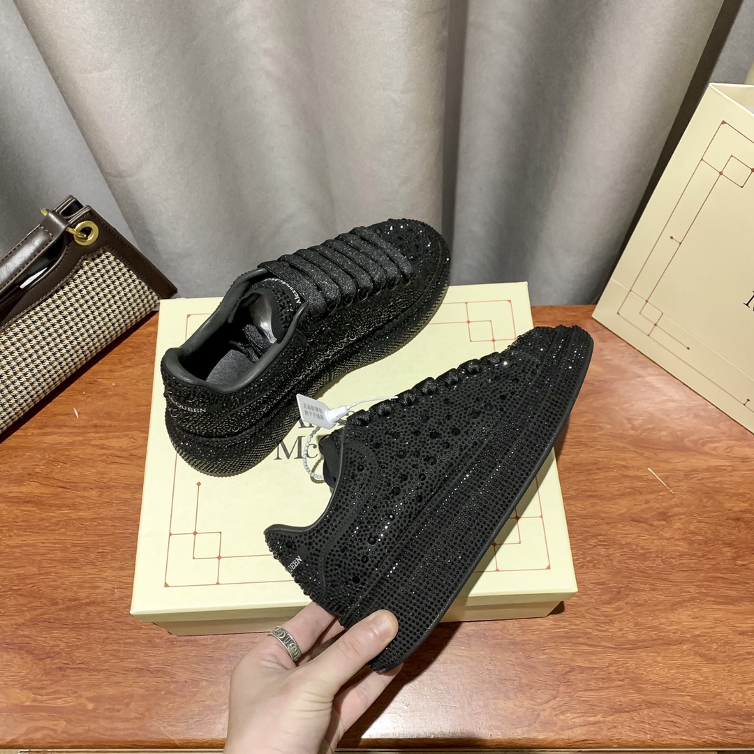 MCqueen design Hot style Rhinestone sneakers Full sizes available