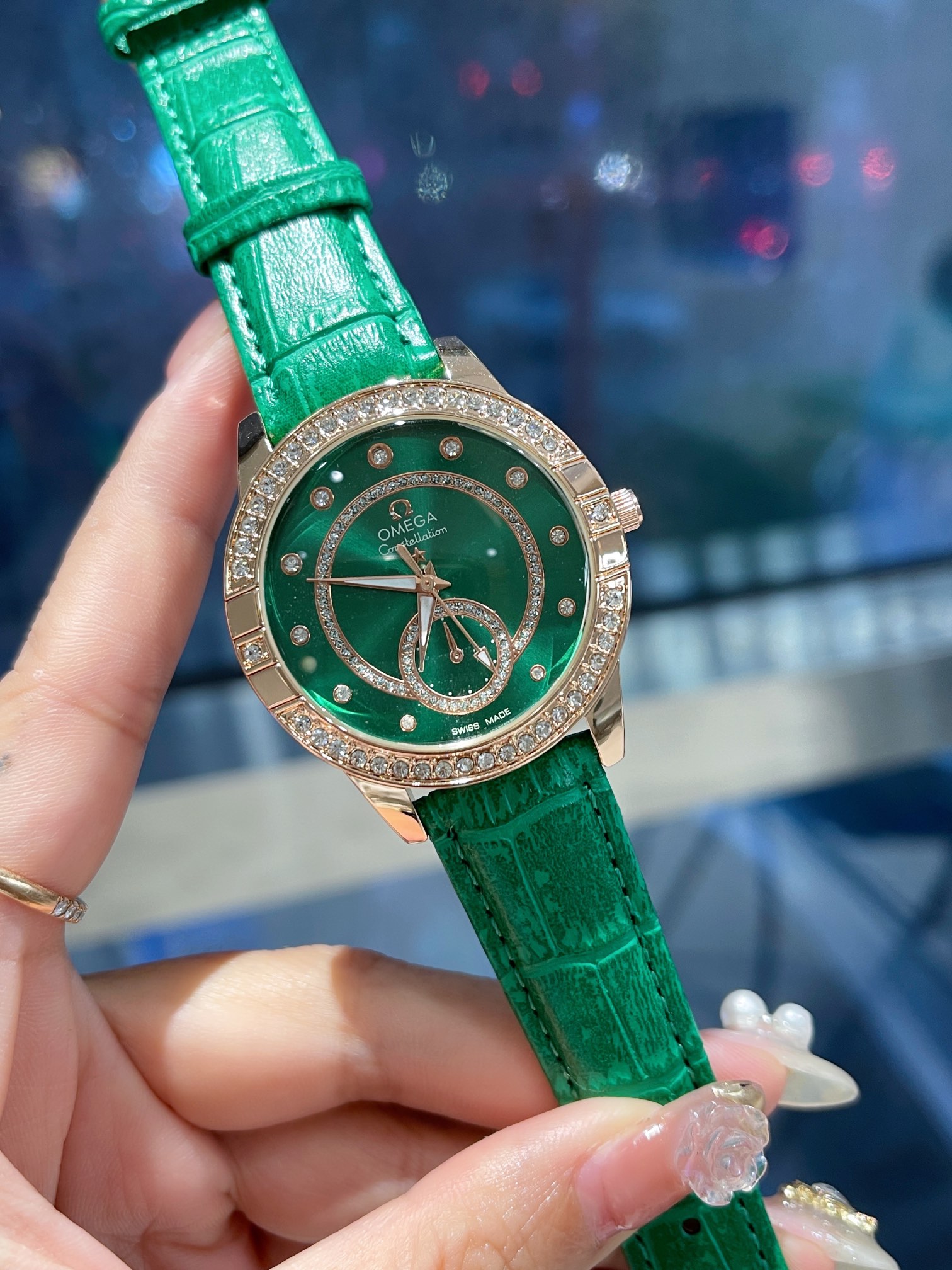 Omega Women Casual Fashion Quartz Movement