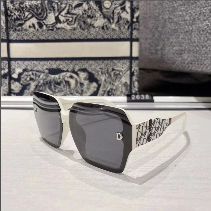 D designfashion thick frame sunglasses