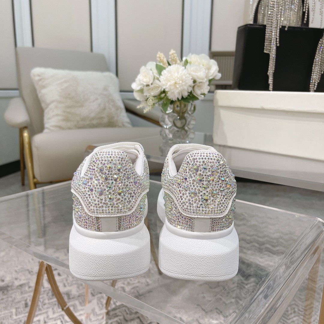 MCqueen design Hot style Rhinestone sneakers Full sizes available