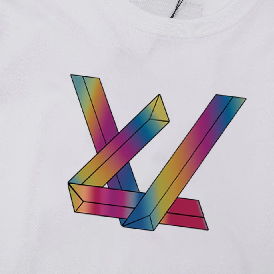 L design  Summer Cotton Breathable Unisex Leisure T-shirt