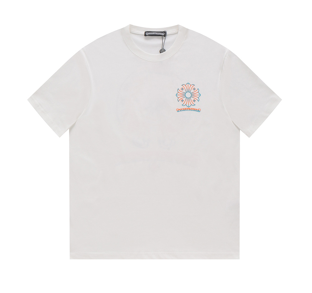 Chrome Hearts New Design Unisex Leisure Short Sleeve