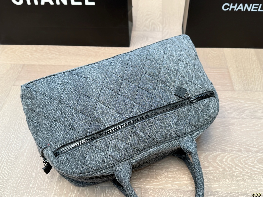 C design denim tote bag bowling bag camera bag