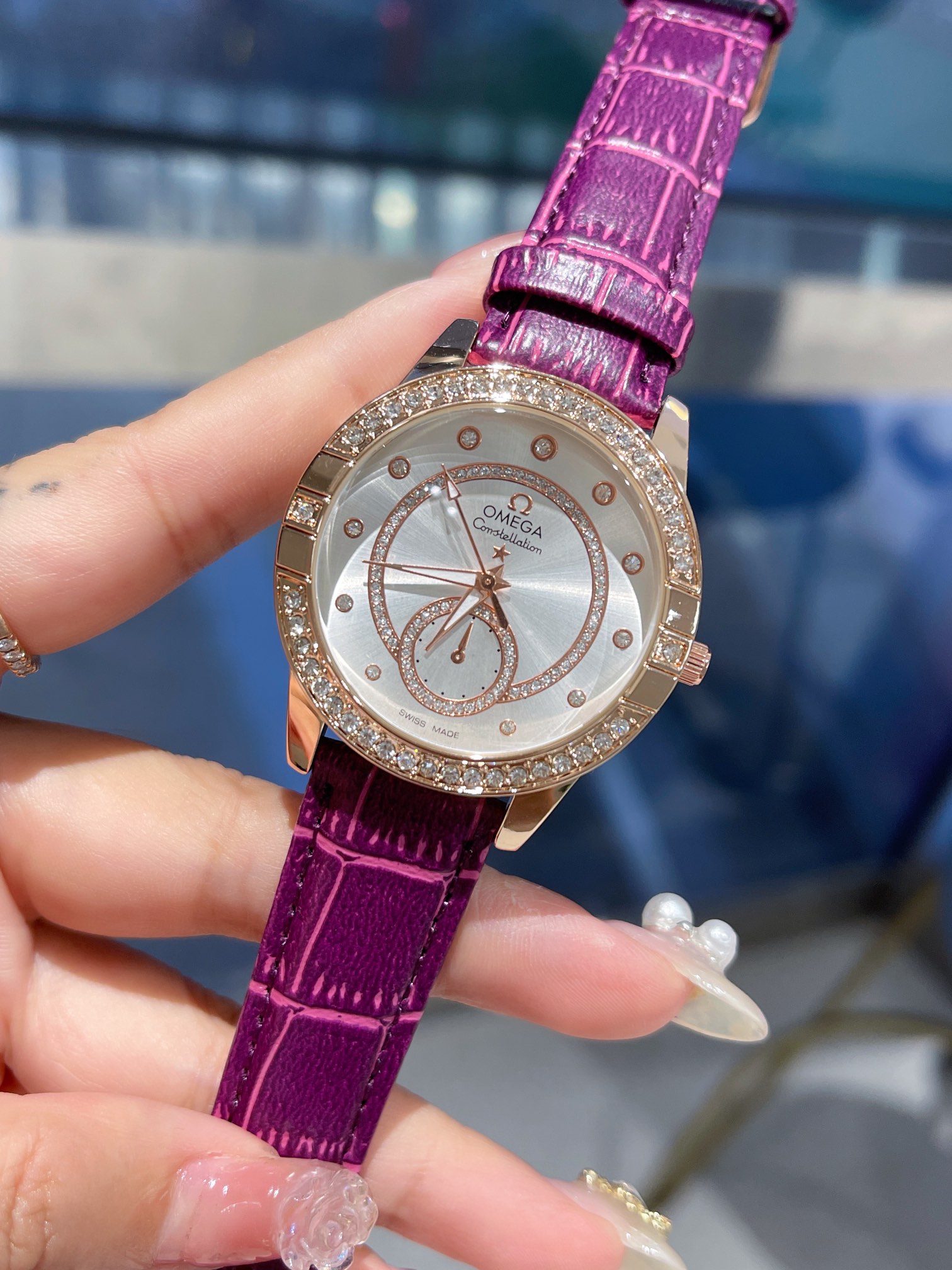 Omega Women Casual Fashion Quartz Movement